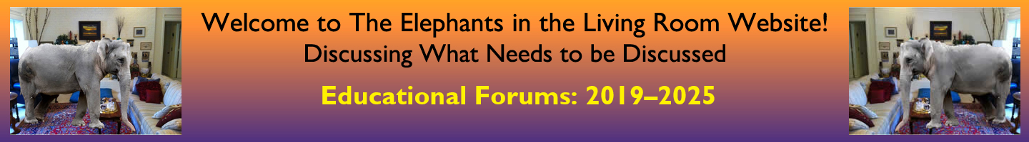 Elephants in the Living Room Banner